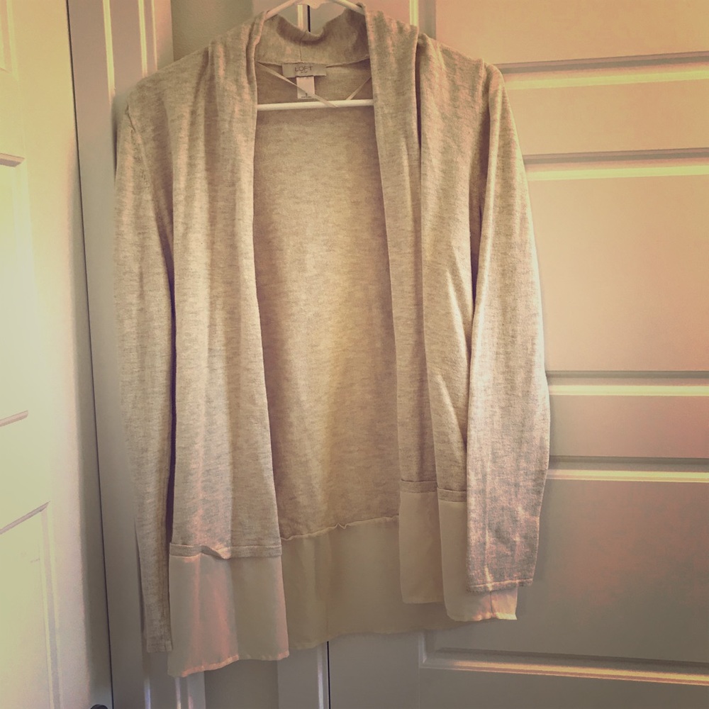 Loft Twofer cardigan